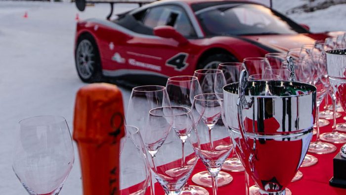 Champoluc Ferrari Challenge Ice Driving Experience 2023